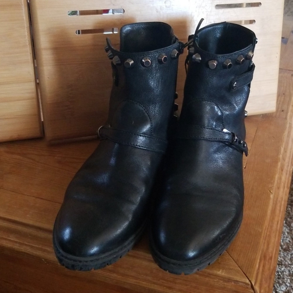 Go West Studded Stuart Weitzman Booties - image 4